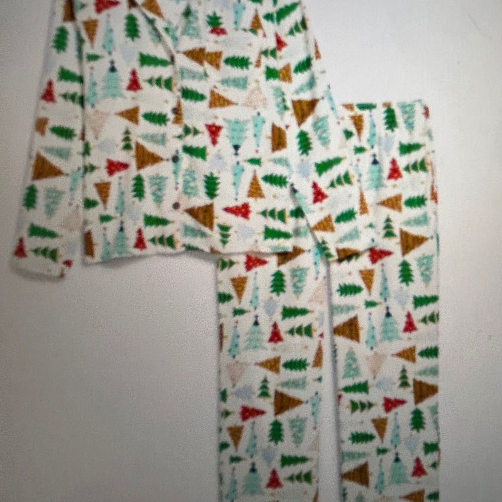 New* Size XL Old Navy “O Christmas Tree” Flannel Men’s 2 Piece Pajama Set